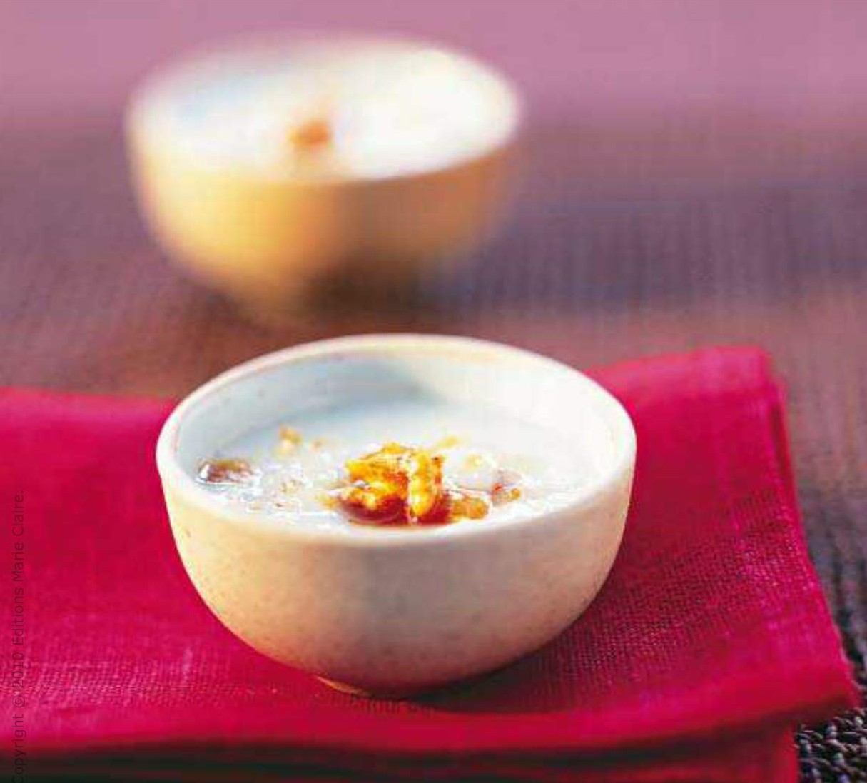 Crème aux noix et à la fleur d’oranger