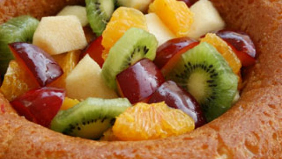 Savarin aux fruits frais
