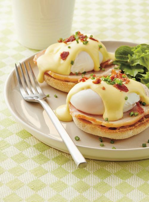 Oeuf Bénédicte à la sauce hollandaise