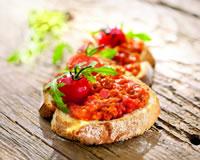 Blinis à la tomate