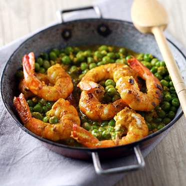CURRY PETITS POIS CREVETTES