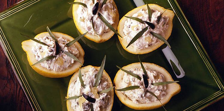 Citrons farcis à la morue