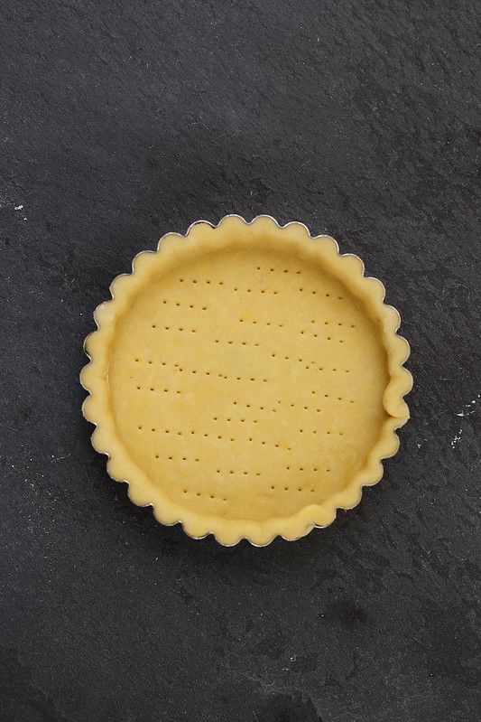 Pâte brisée avec un jaune d’oeuf