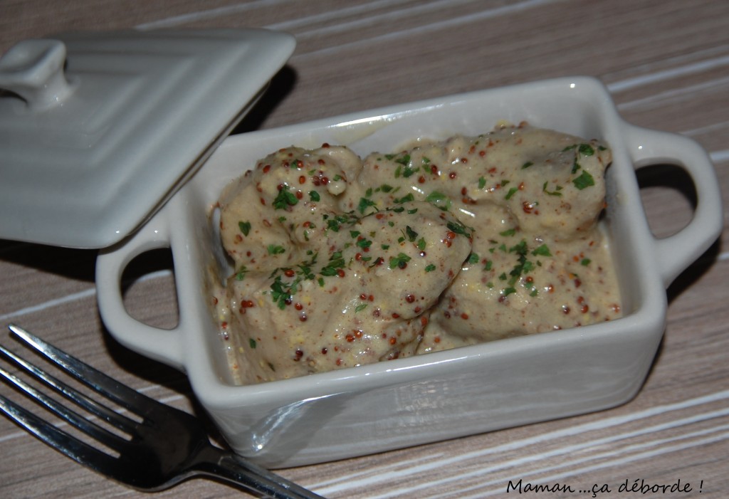 Filet mignon de porc aux 2 moutardes