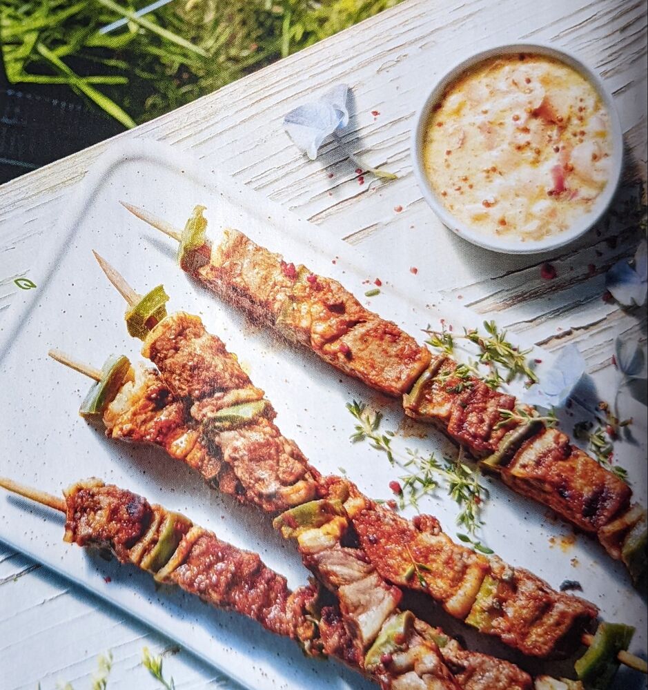 Brochettes d’agneau crousti-fondante
