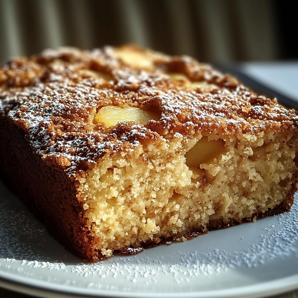 Gâteau Pomme flocon d’avoine 