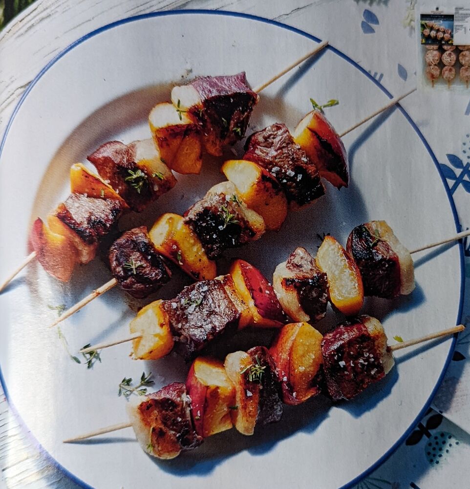 Brochettes gratinées à l’andouillette