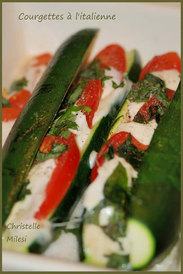Courgettes à l’italienne