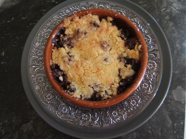 CRUMBLE MURES POMMES