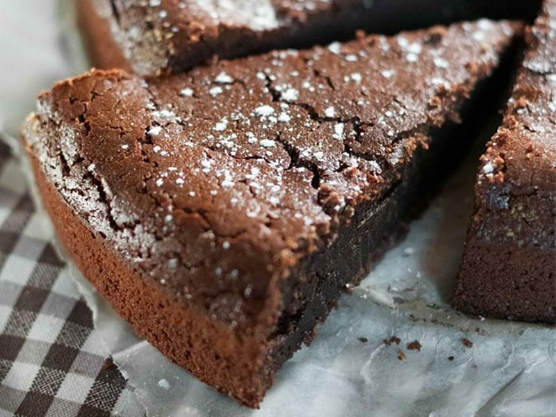 Fondant à la crème de marrons et au chocolat