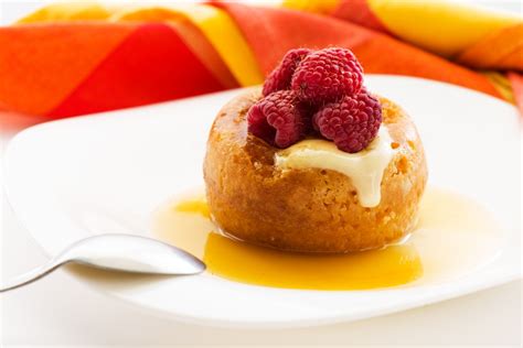 Baba rhubarbe et framboise