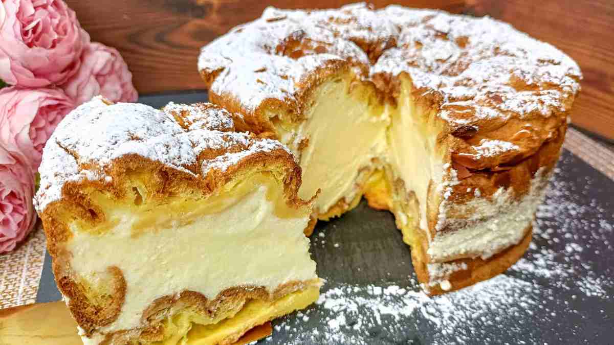 Gâteau de grand-mère fourré à la crème