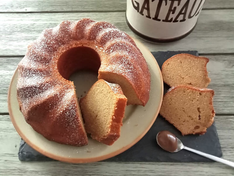 Gâteau au yaourt et au caramel