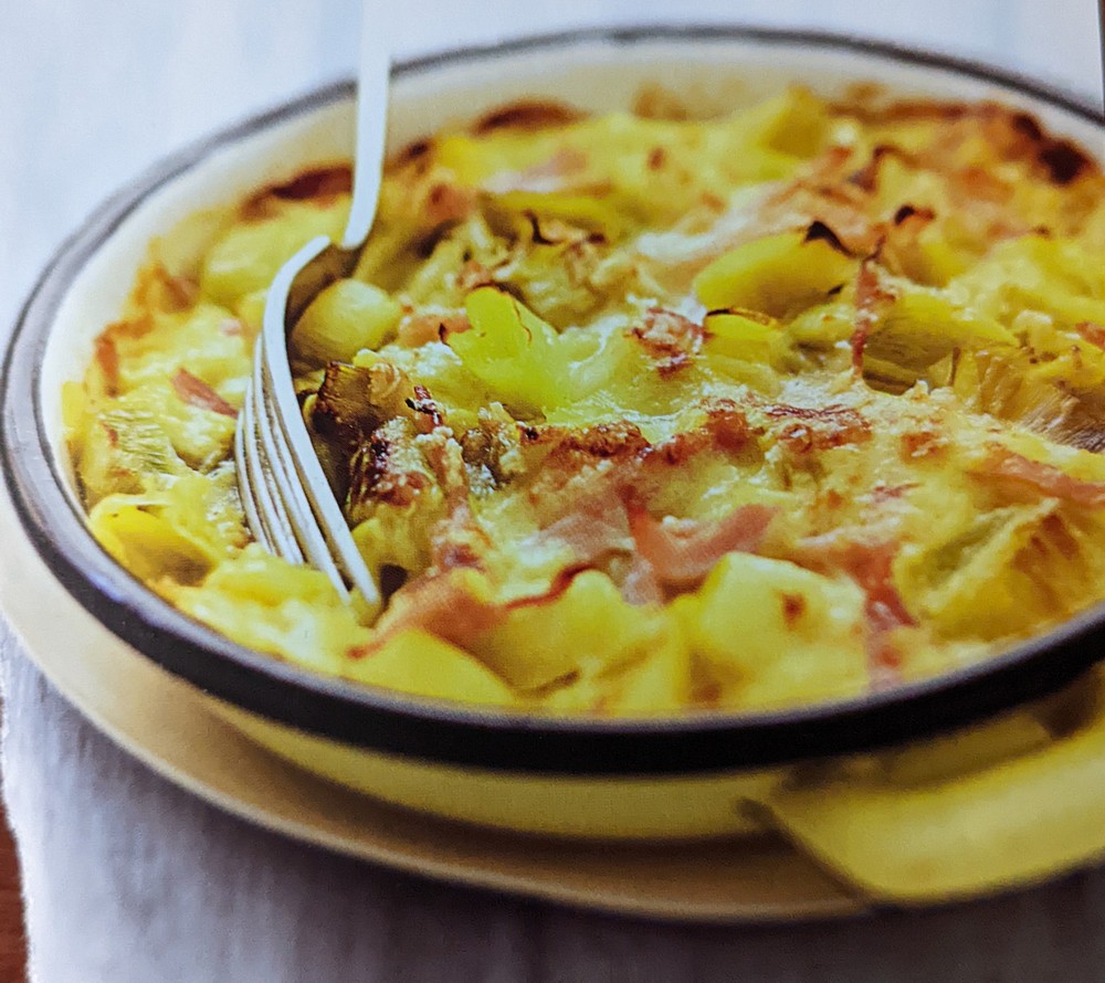 GRATINS DE POIREAUX AU CURRY