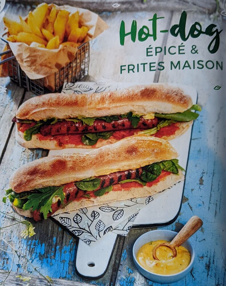 Hot-dog épicé & frites maison