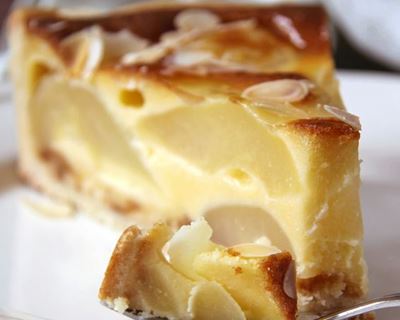TARTE BLANCS OEUFS POIRES