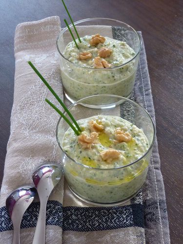 Crème de courgettes au mascarpone