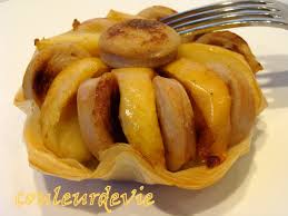 Boudin blanc aux pommes en mille-feuille croustillant