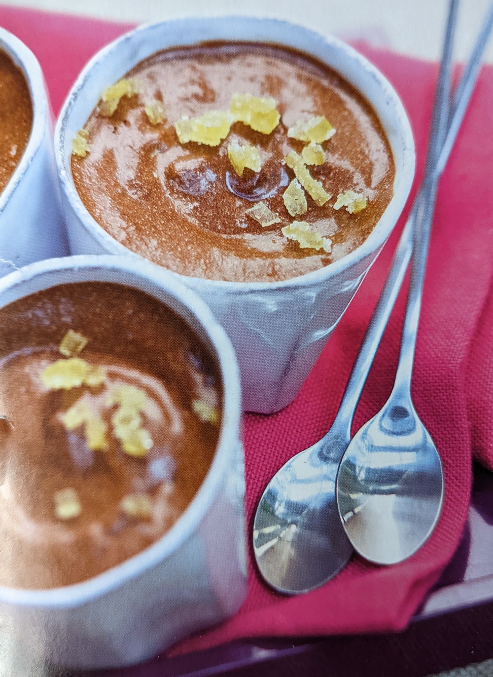 MOUSSE AU CHOCOLAT ONCTUEUSE AU GINGEMBRE