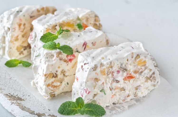 Nougat glacé de Cyril Lignac