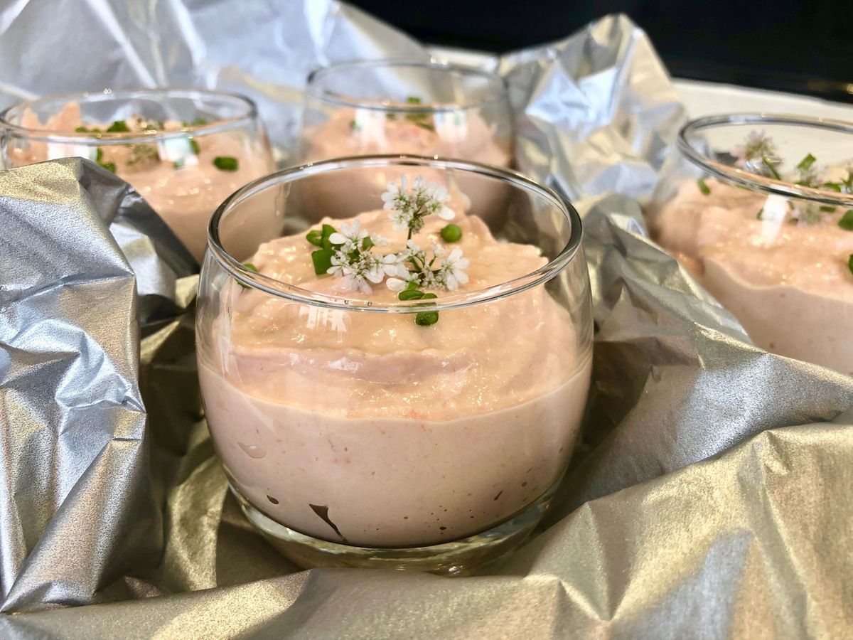 Mousse de crevettes au cognac