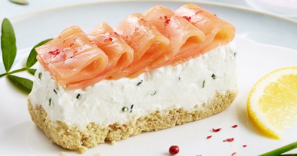 Cheesecake au saumon fumé