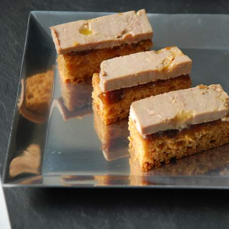 Toasts de foie gras et pain d’épices