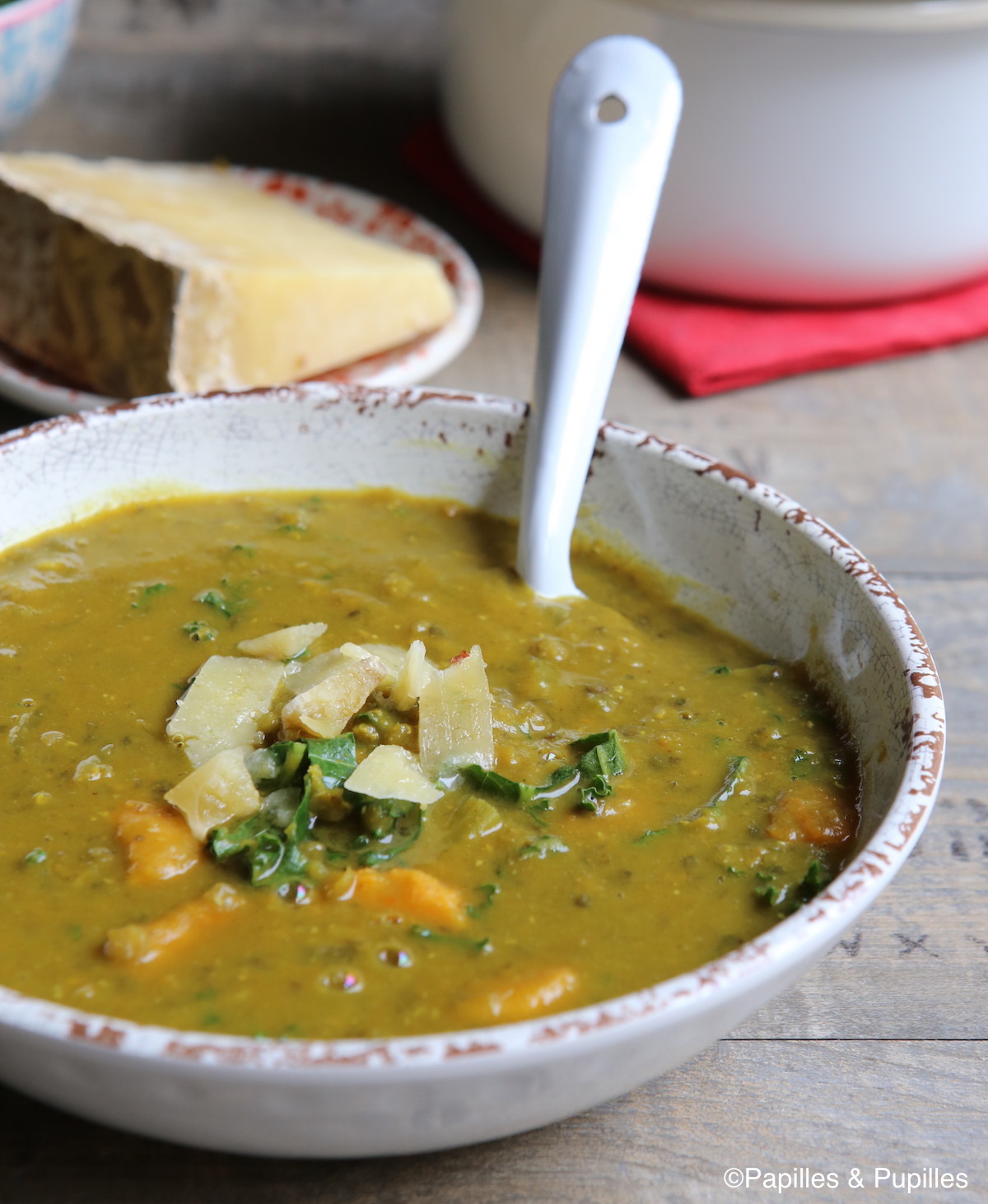 SOUPE LENTILLES DU PUY-SAUCISSES DE MORTEAU-CANTAL