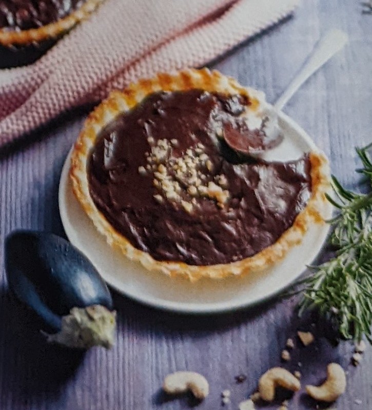 Tartelettes chocolat aubergine