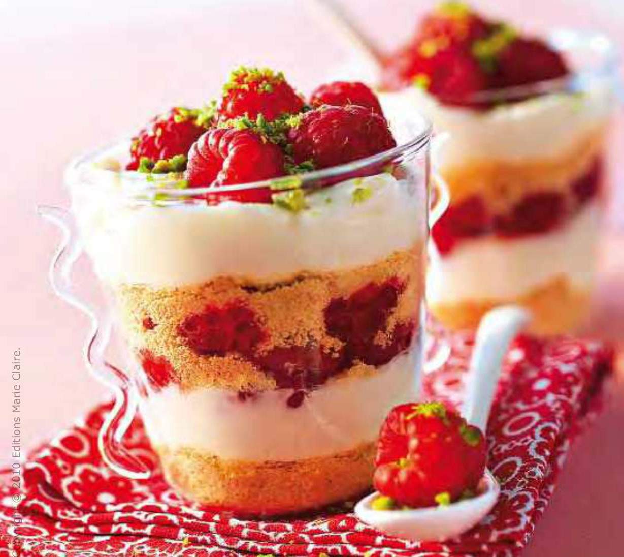 Tiramisu aux framboises