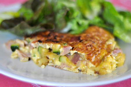 TORTILLA JAMBON-COURGETTE-BEAUFORT